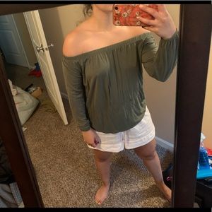 Off the shoulder top